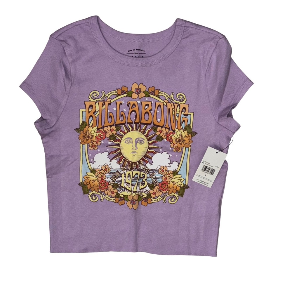 NWT Billabong Rise with the Sun Tee Size Small